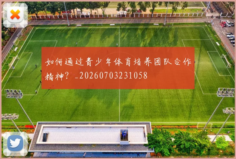 如何通过青少年体育培养团队合作精神？_20260703231058